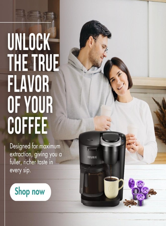 PUREHQ 4 Reusable K Cups for Keurig Supreme, K-Supreme Plus, K Slim, K-Classic by PureHQ - Refillable Kcup for Keurig Coffee Maker - MultiStream Coffee Pods Filter - Image 4